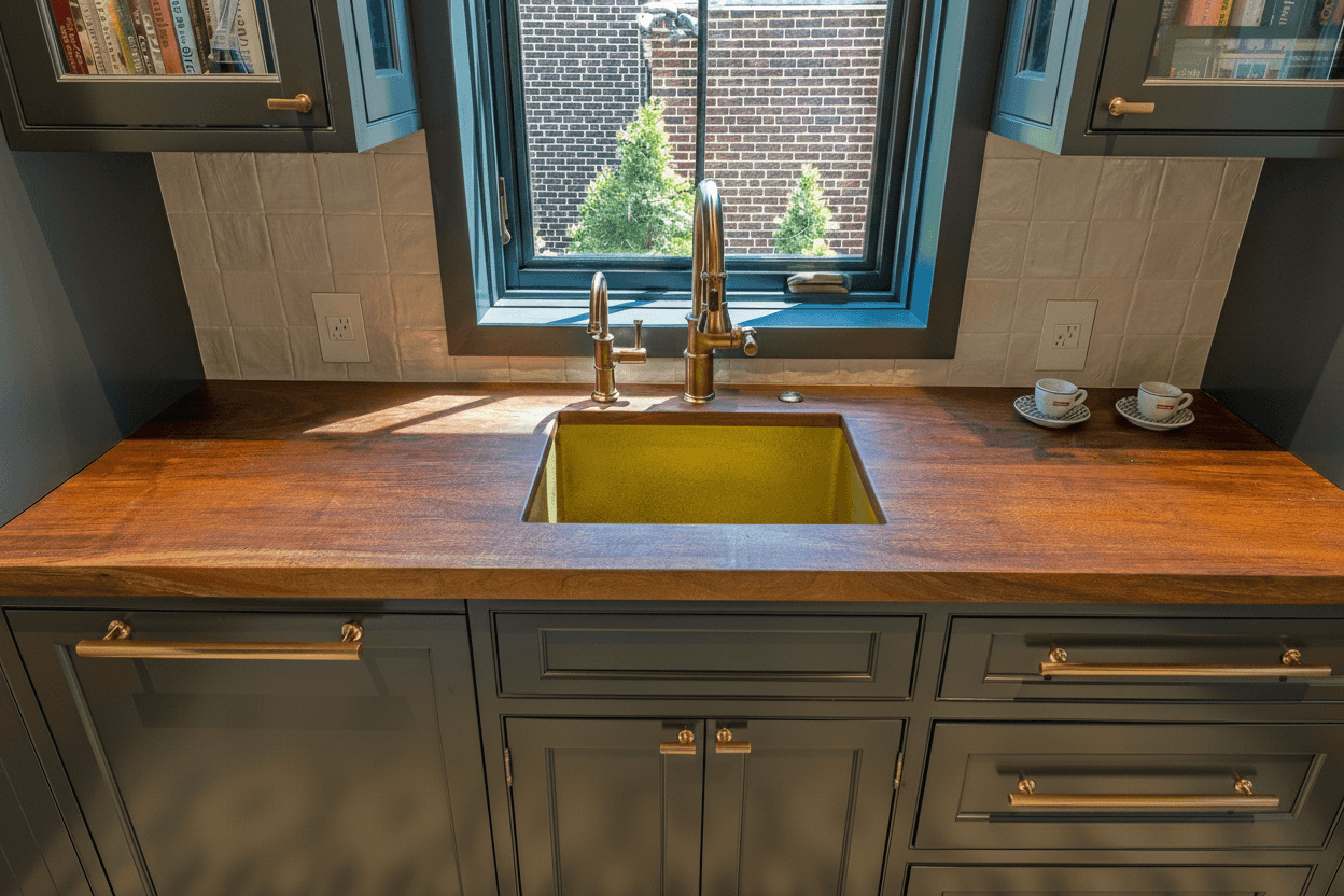 The Brass Sink That Earns Its Place in Your Kitchen